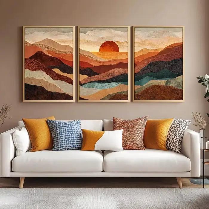 Peinture sur toile sans cadre