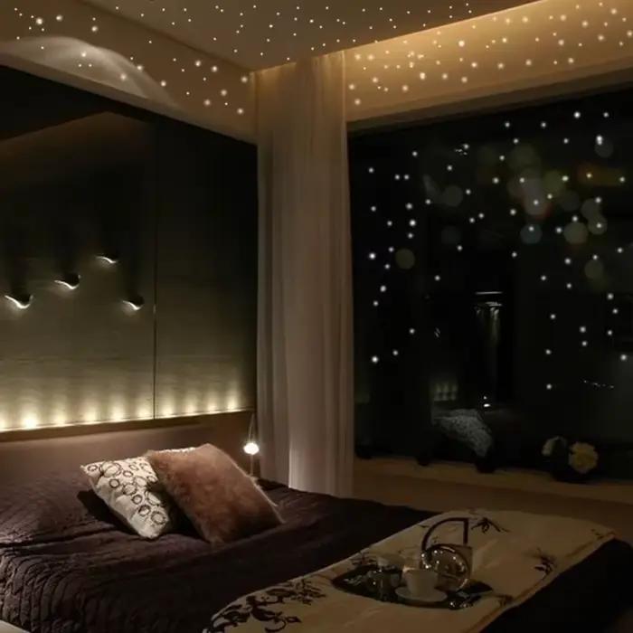 Autocollants muraux lumineux en vinyle