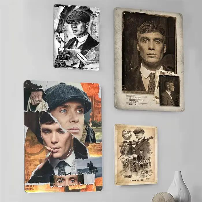 Peaky Blinders affiches signes métalliques personnalisables Vintage rétro mur Art signe en étain pour homme grotte décor bureau décoration chambre maison