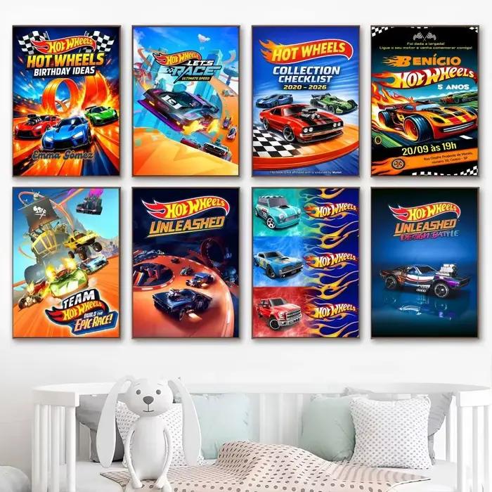 Affiches vintage classiques du film Hot Wheels