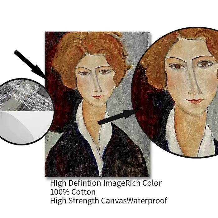 Affiches de peinture sur toile Amedeo Modigliani, impressions d'art mural, décoration de la maison, salon, classique