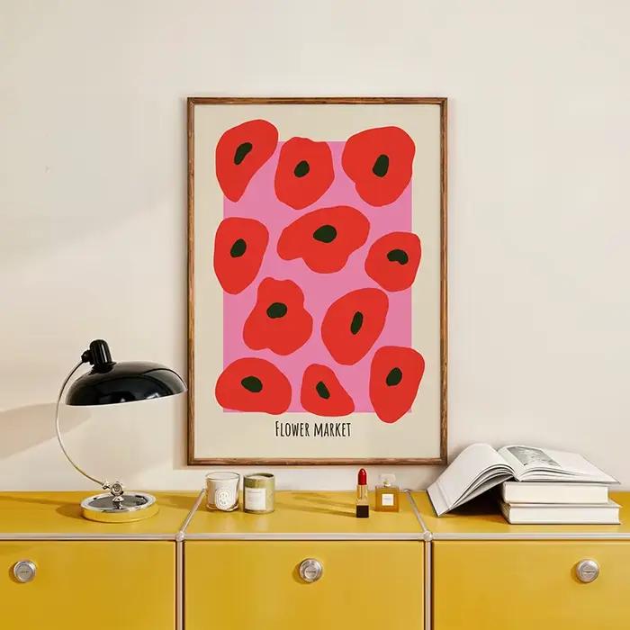 Affiches de fleurs modernes