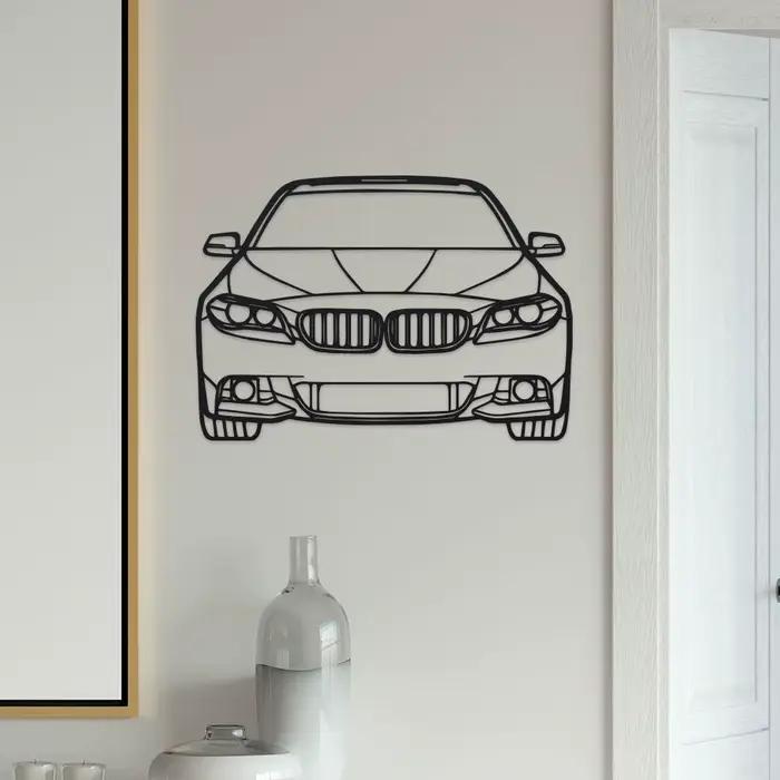 Artisanat exquis : décoration murale en métal d'art abstrait – Parfaite pour la maison