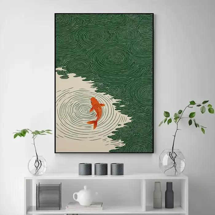 Affiche de symbolisme japonais