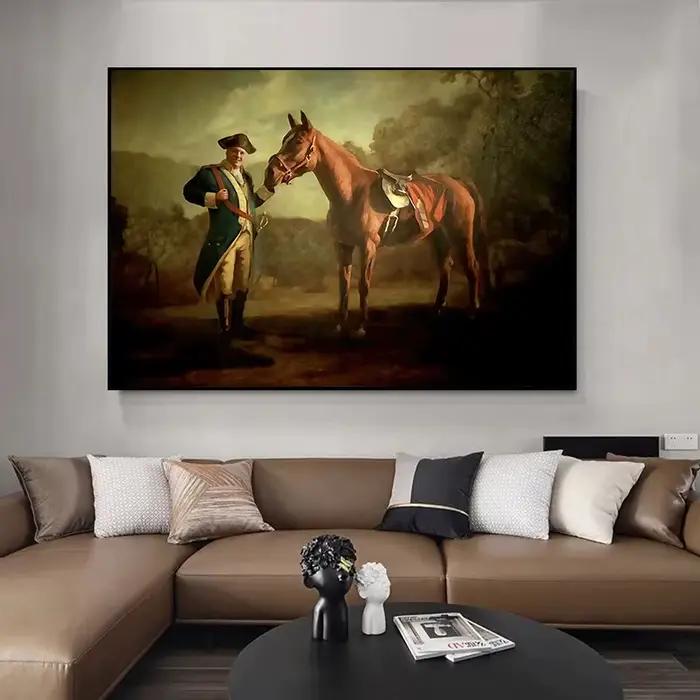 Peinture sur toile vintage Tony Soprano PieOMy Horse