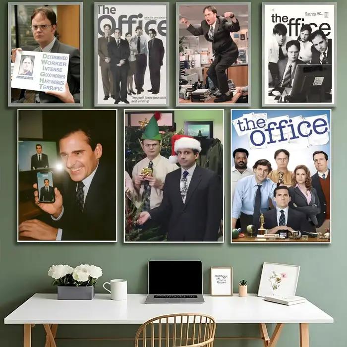 T-The Office WORKPLACE SITCOM affiche HD étanche haute ténacité auto-adhésif décoration murale universelle