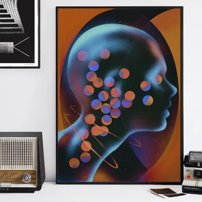 Futurisme abstrait, Art mural