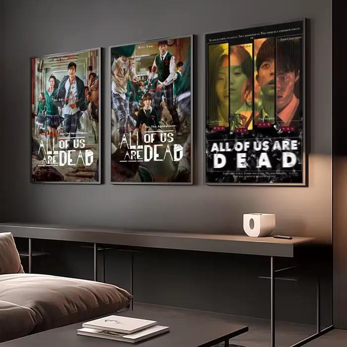 Affiche autocollante coréenne « All Of Us Are D-Dead »