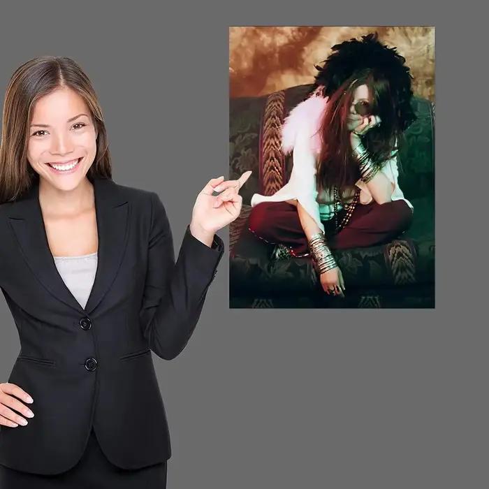 Janis Joplin affiche peinture décorative toile