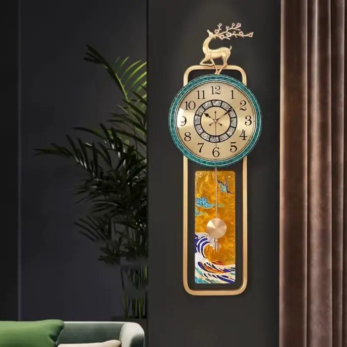 Horloge murale industrielle européenne moderne salon bureau Art