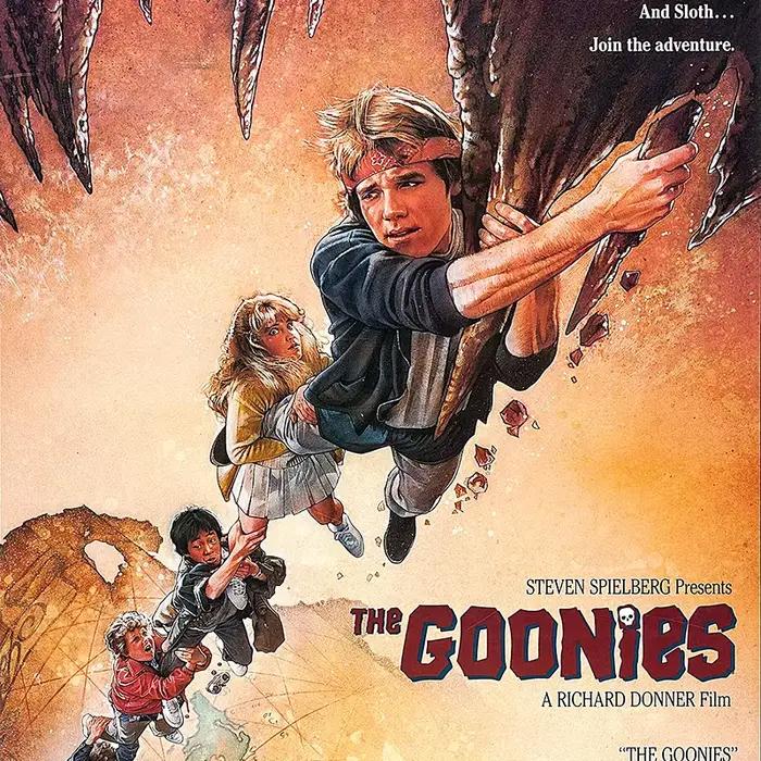 Affiche de carte au trésor des Goonies