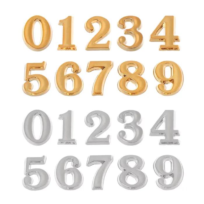 1 ensemble BRICOLAGE Horloge Chiffres Nombre Arabe Pièces D'horloge Numérique Réparation Restaurer Remplacement Gadget