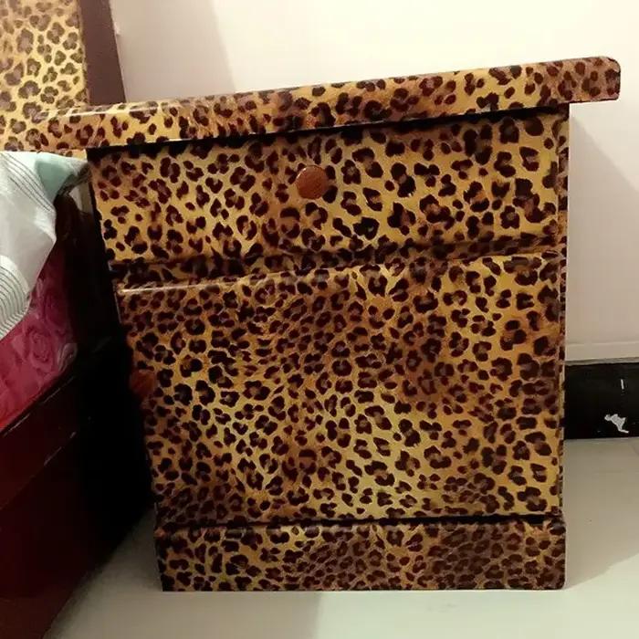 Papier peint épais imprimé léopard pour décoration de salon