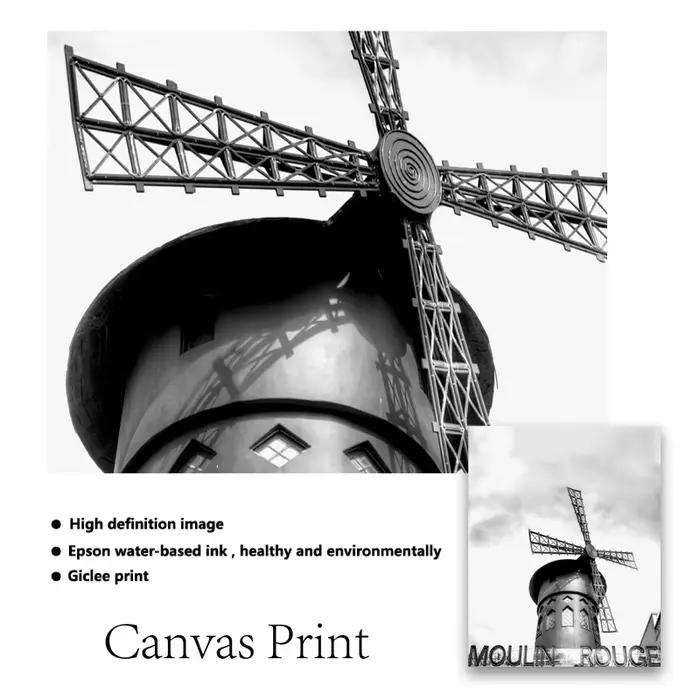 Affiche de photographie de paysage de ville de France
