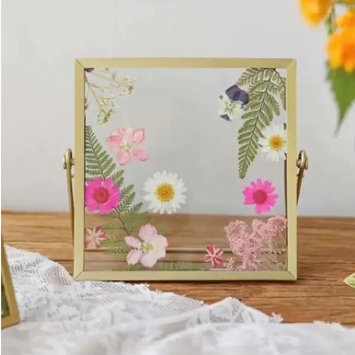 Cadre photo en verre transparent