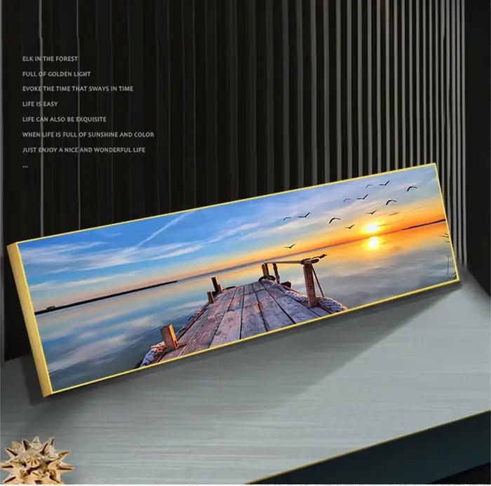 Peinture sur toile panoramique scandinave