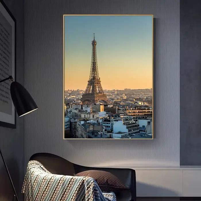 Photographie Photo Paris-tour Eiffel la nuit affiche HD mur Art toile impression peinture photos pour salon décor à la maison
