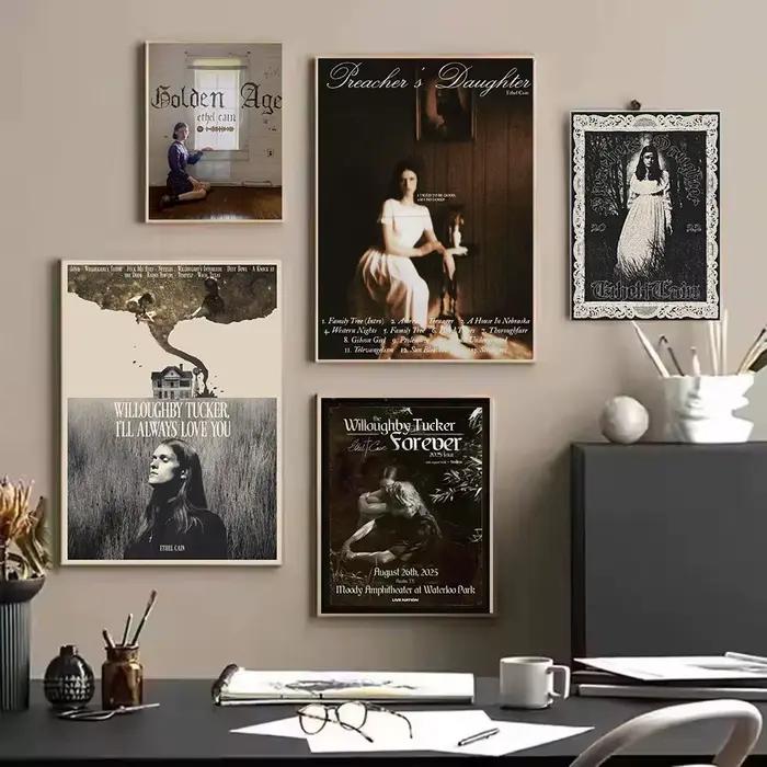 Affiche de chanteur Vintage e-ethel Cain