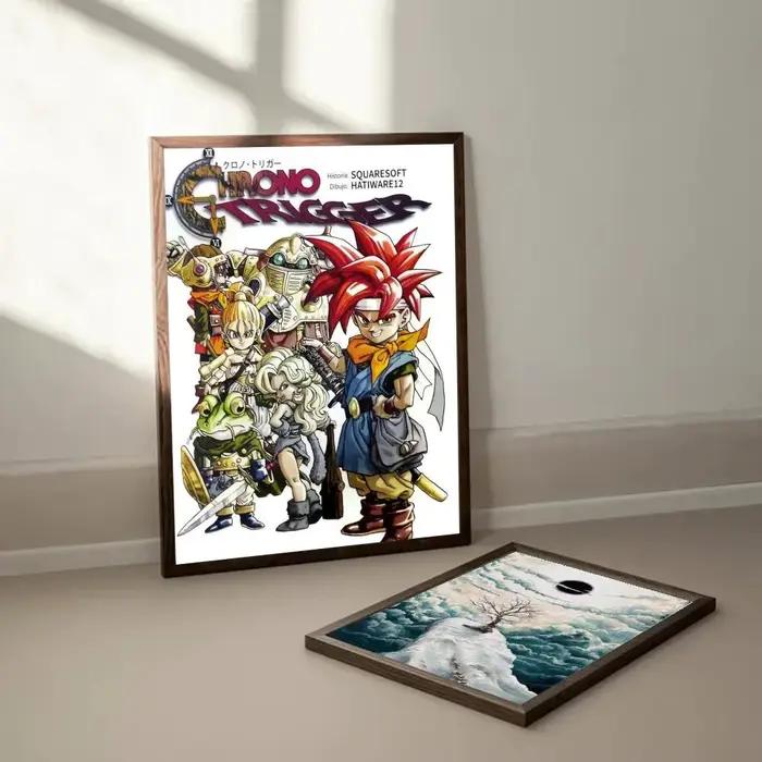 Poster RPG Chrono Trigger-T, artisanat, jeu de rôle, cadeau avec impressions, décoration pour la maison, la chambre à coucher, le salon, promotion et exposition