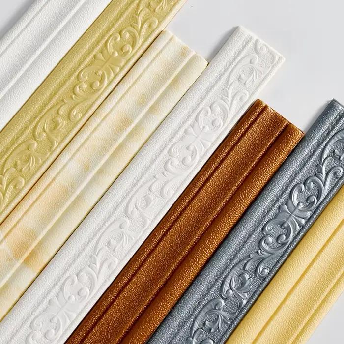 Nouvelle bordure murale 3D autocollante imperméable