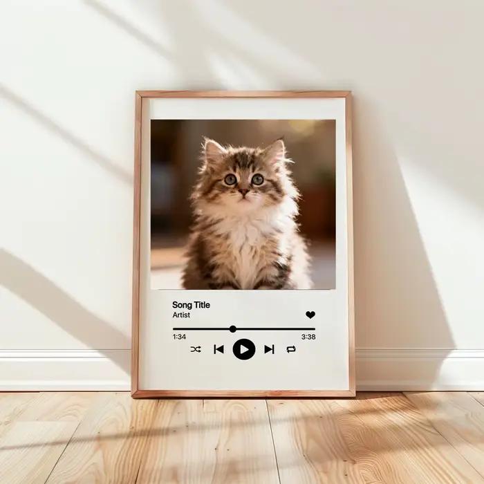 Affiche musicale personnalisée