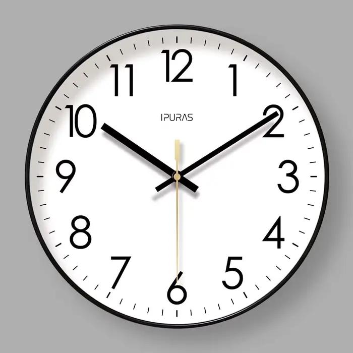 Horloge murale européenne simple pour salon