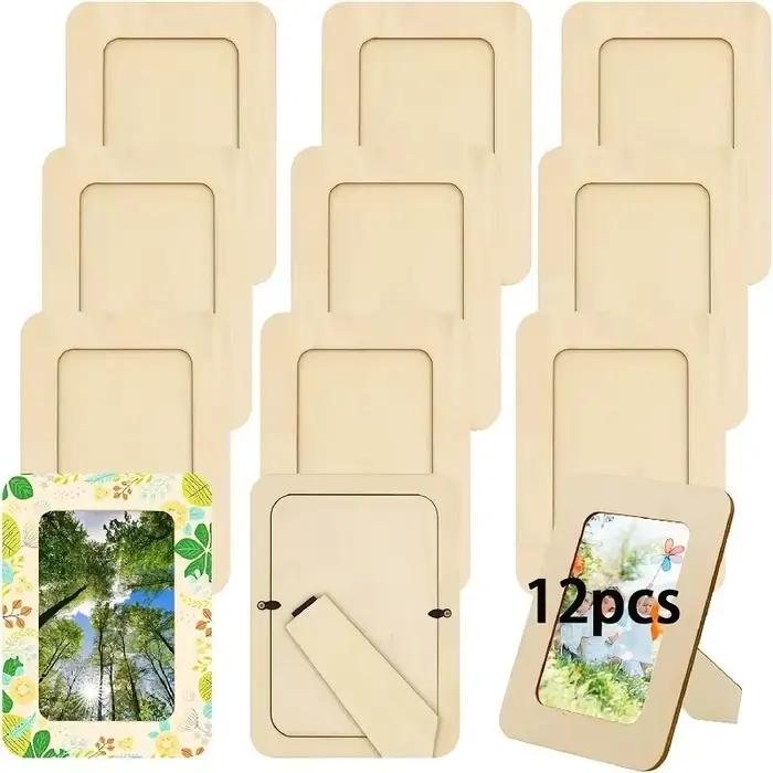 Cadres photo en bois faits à la main