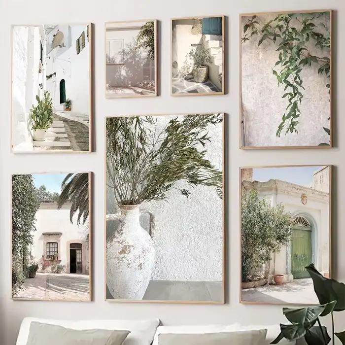 Art mural scandinave simple et bohème