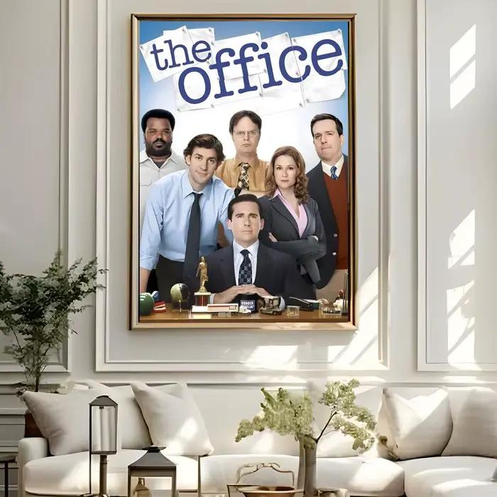 T-The Office WORKPLACE SITCOM affiche HD étanche haute ténacité auto-adhésif décoration murale universelle