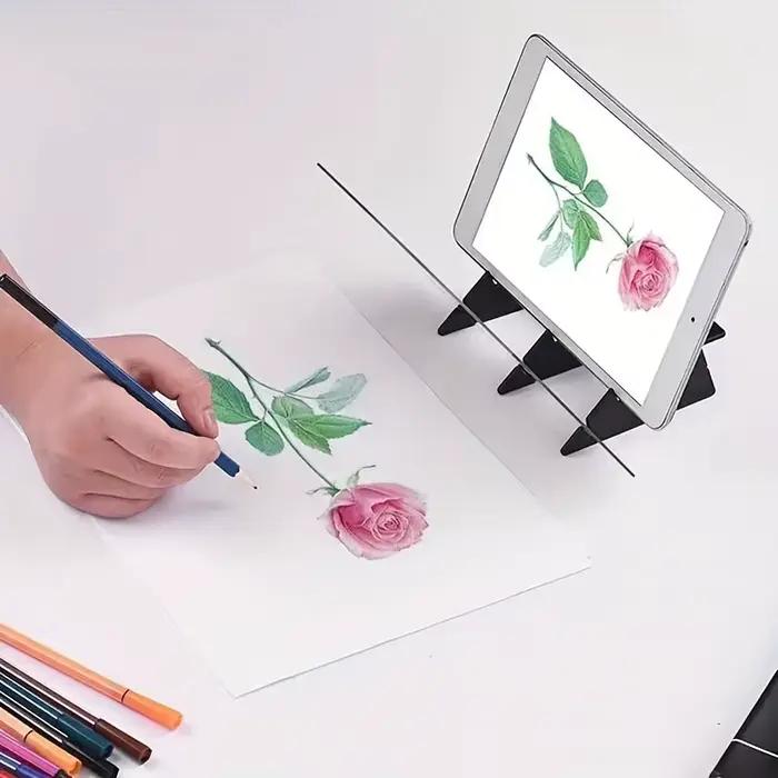 Planche à peinture, idéale pour les artistes et les amateurs-ensemble d'outils de dessin et de croquis créatifs avec fournitures d'art pour tableau de Projection