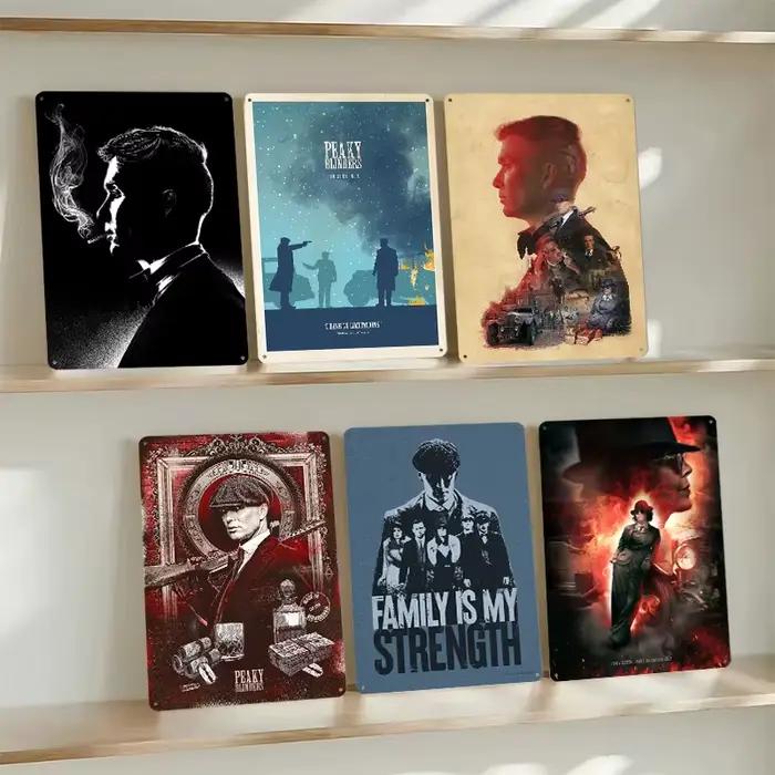 Peaky Blinders affiches signes métalliques personnalisables Vintage rétro mur Art signe en étain pour homme grotte décor bureau décoration chambre maison