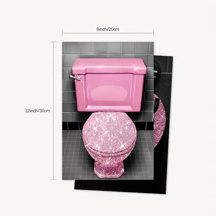 Affiche de toilette sans cadre
