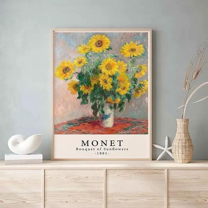 Affiche de l'artiste impressionniste Claude Monet