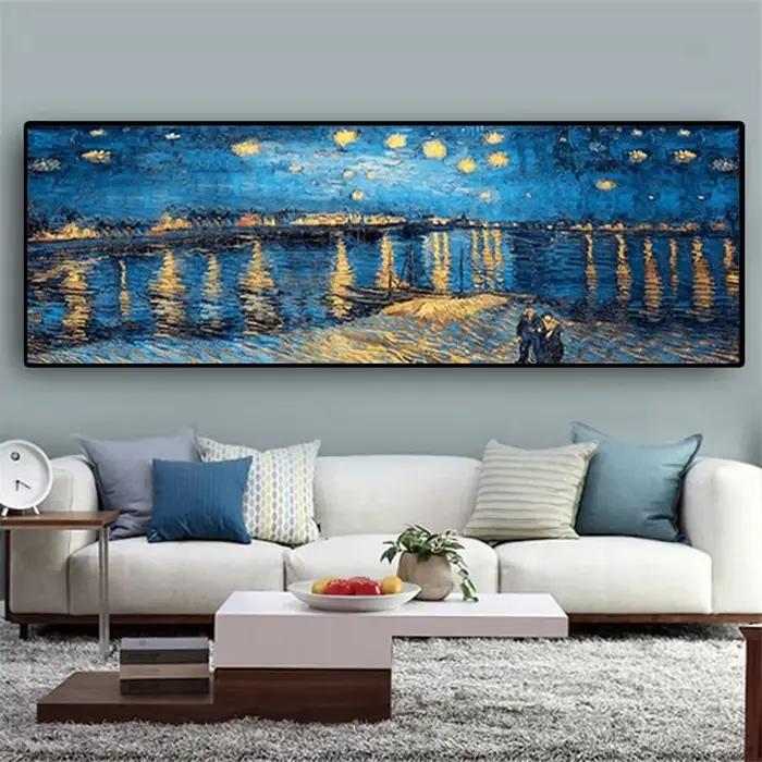 Art mural minimaliste scandinave Van Gogh