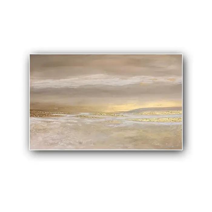 Peinture à l'huile abstraite moderne faite à la main