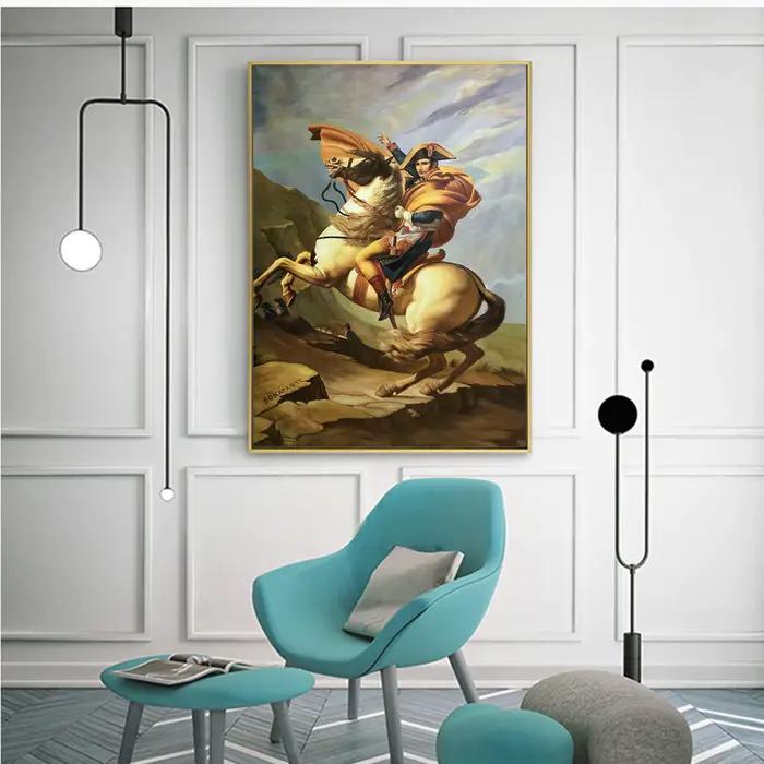 Toile d'art classique peinte à la main sans cadre
