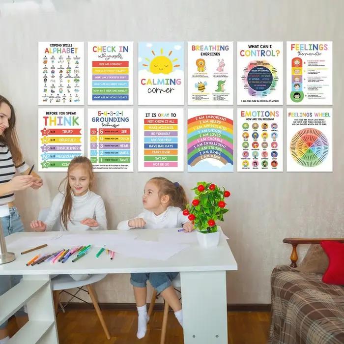 Affiches d'angle apaisantes