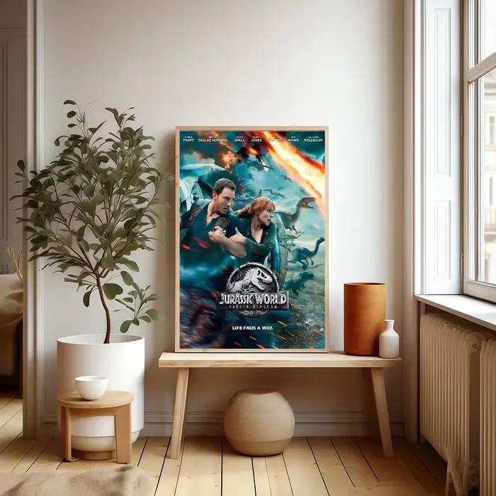 J-Jurassic P-Park film classique Vintage affiches décoration peinture mur Art blanc papier Kraft Kawaii chambre décor