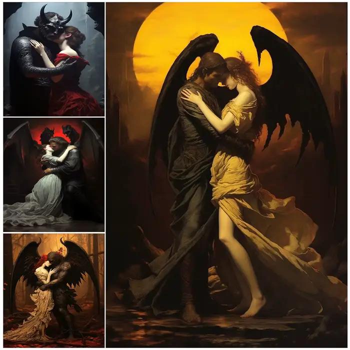 Affiche d'art de romance gothique