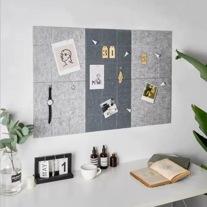 Tableau d'affichage en feutre pour murs