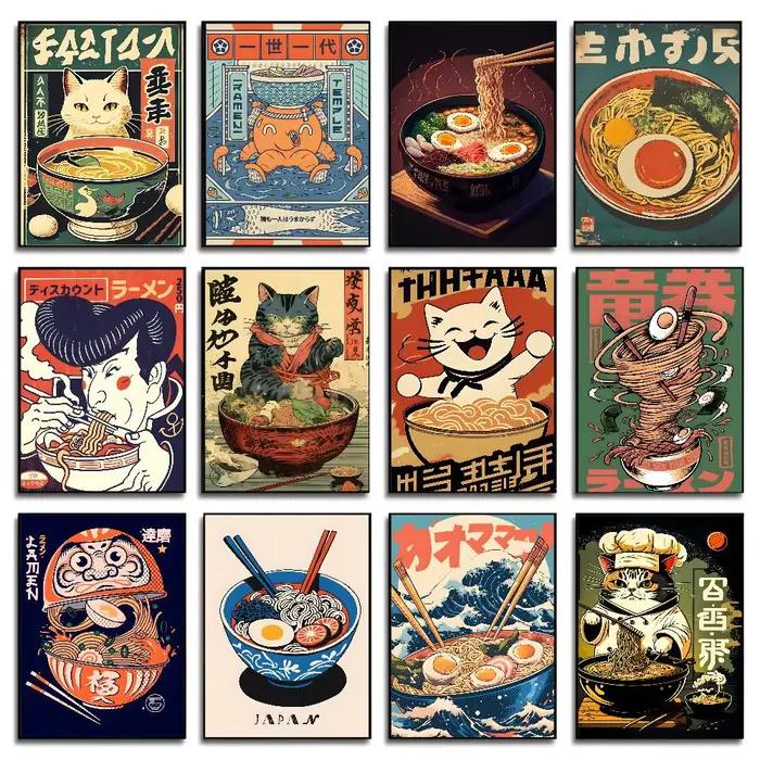 Affiche d'art Ramen du japon