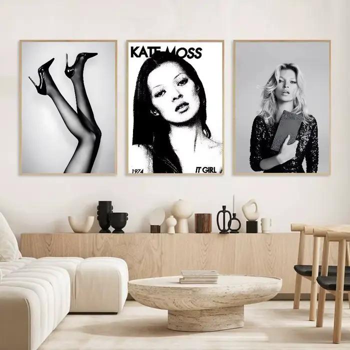 Kate Moss – affiche d'art moderne HD