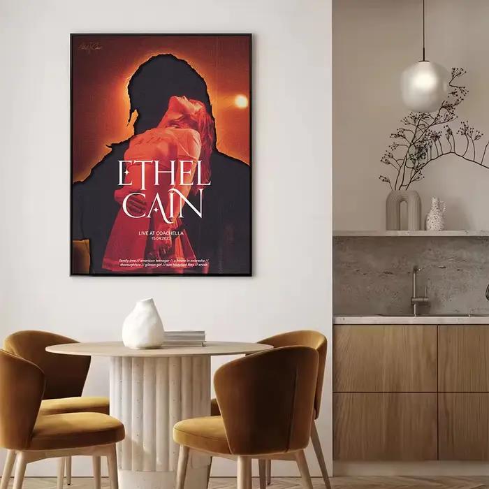 Affiche de chanteur Vintage e-ethel Cain