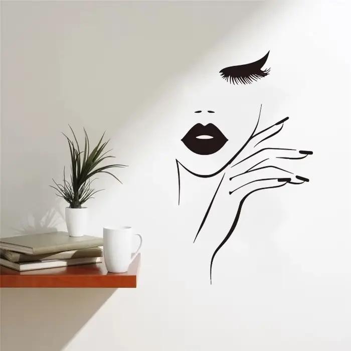 Autocollant mural pour Salon de manucure