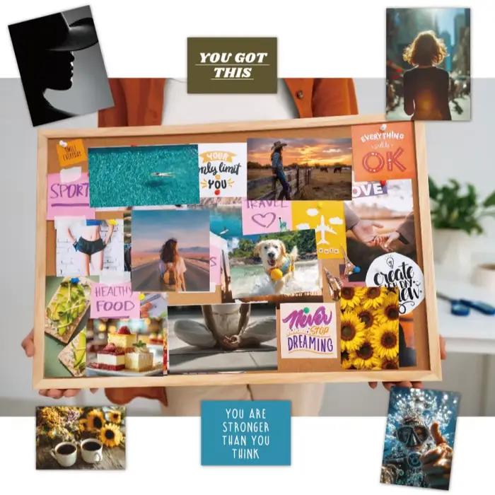 Livre de vision board – Créez la vie de vos rêves avec des images inspirantes