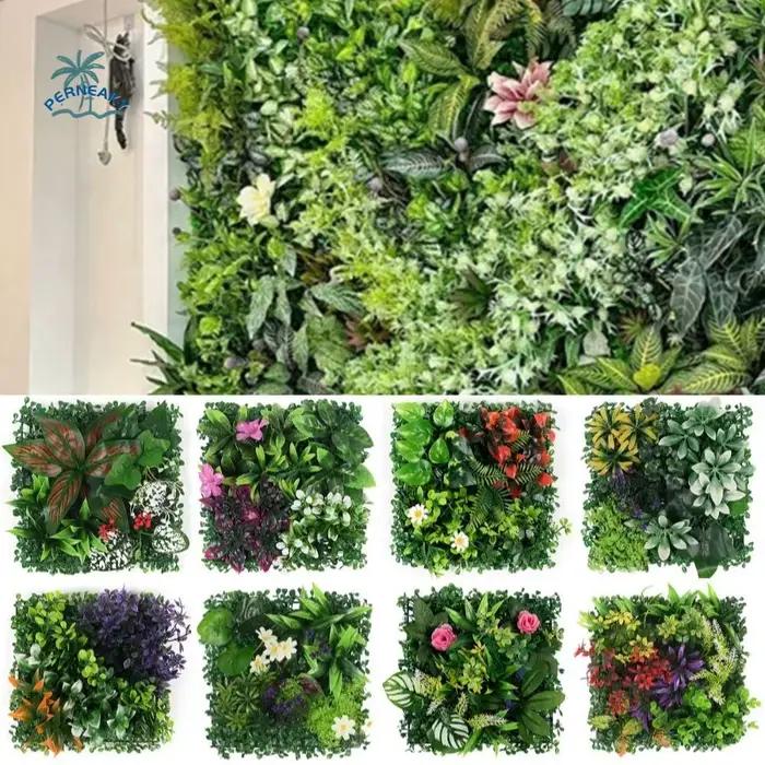 Panneau mural de plantes artificielles