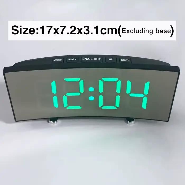 Dernière horloge numérique LED réveil chambre