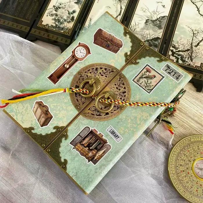 Livres autocollants bibelots Vintage