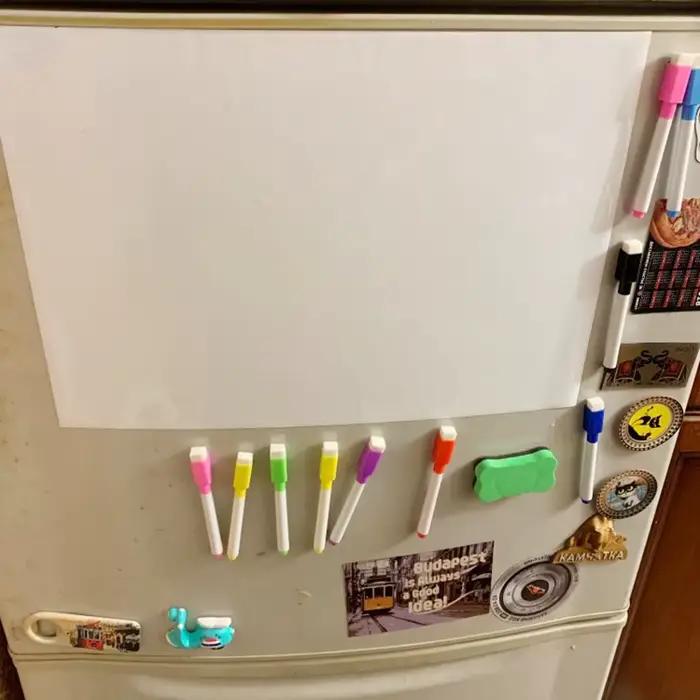 Tableau blanc magnétique pour réfrigérateur A3