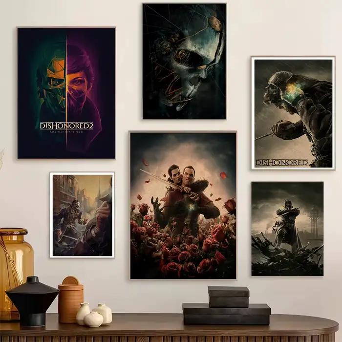 Affiche Vintage de jeu Dishonored